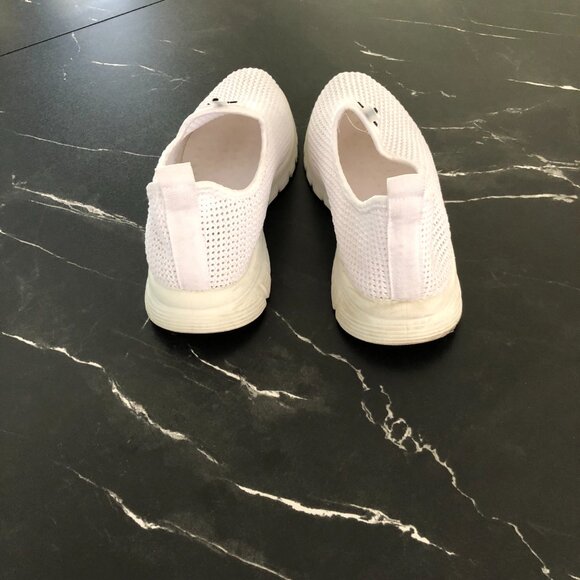 Women's White Running Shoes Outdoor Walking Mesh Sneakers Comfortable 39 - 8.5 - Picture 7 of 11